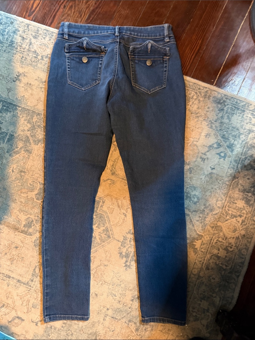 d. jeans Dark Blue Skinny Women's Jeans - Picture 3 of 3